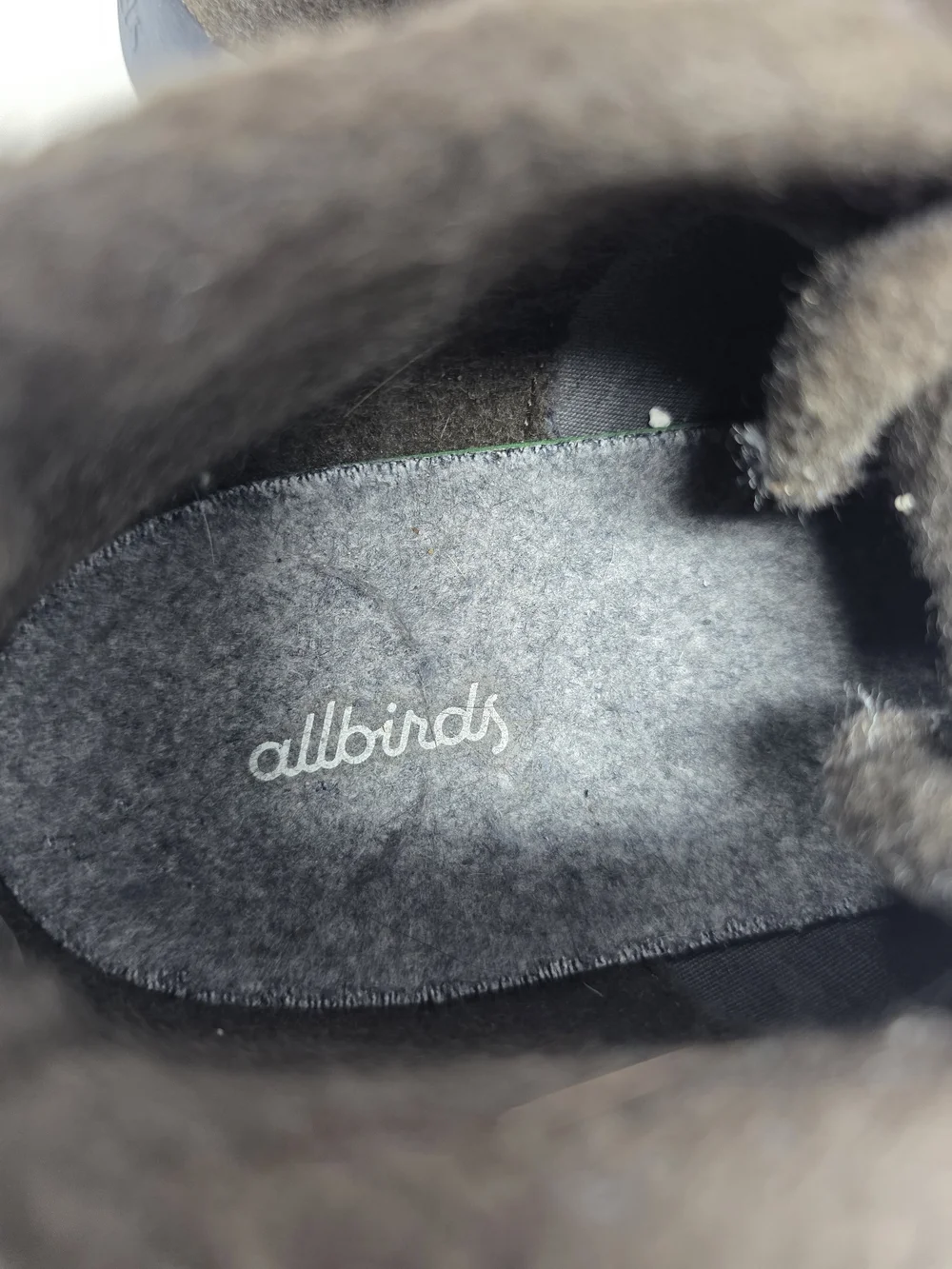 Allbirds Womens Wool Runner-Up Mizzle Charcoal Gray High Top Sneakers Size 9